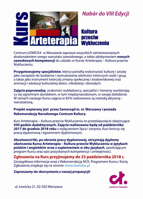 Arteterapia - kultura przeciw wykluczeniu