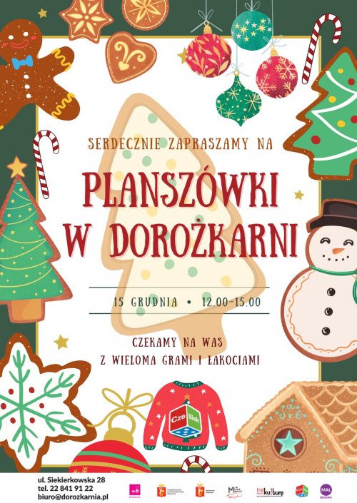 Świąteczne planszówki w Dorożkarni