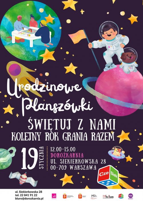 Urodzinowe planszówki w Dorożkarni