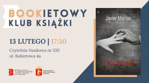 BOOKietowy Klub Książki - „Serce tak białe”