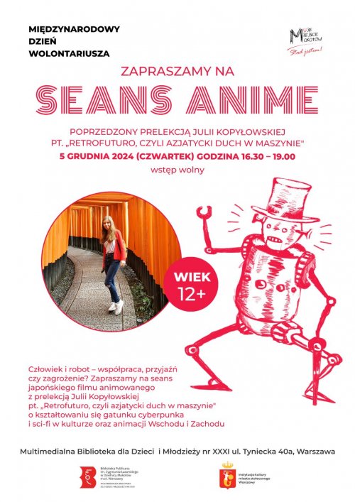 Seans anime plus prelekcja