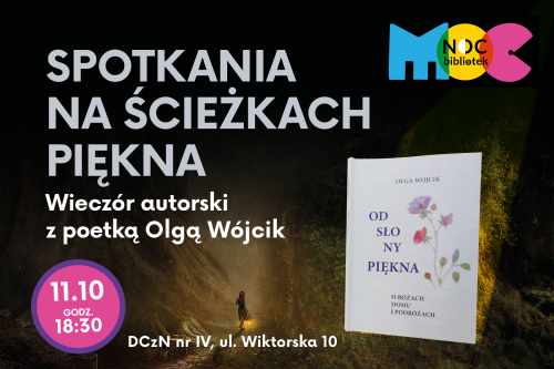 Wieczór autorski z poetką Olgą Wójcik